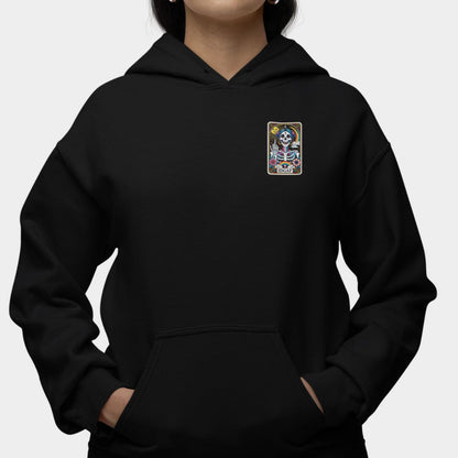 IDGAF Tarot Black Oversized Hoodie