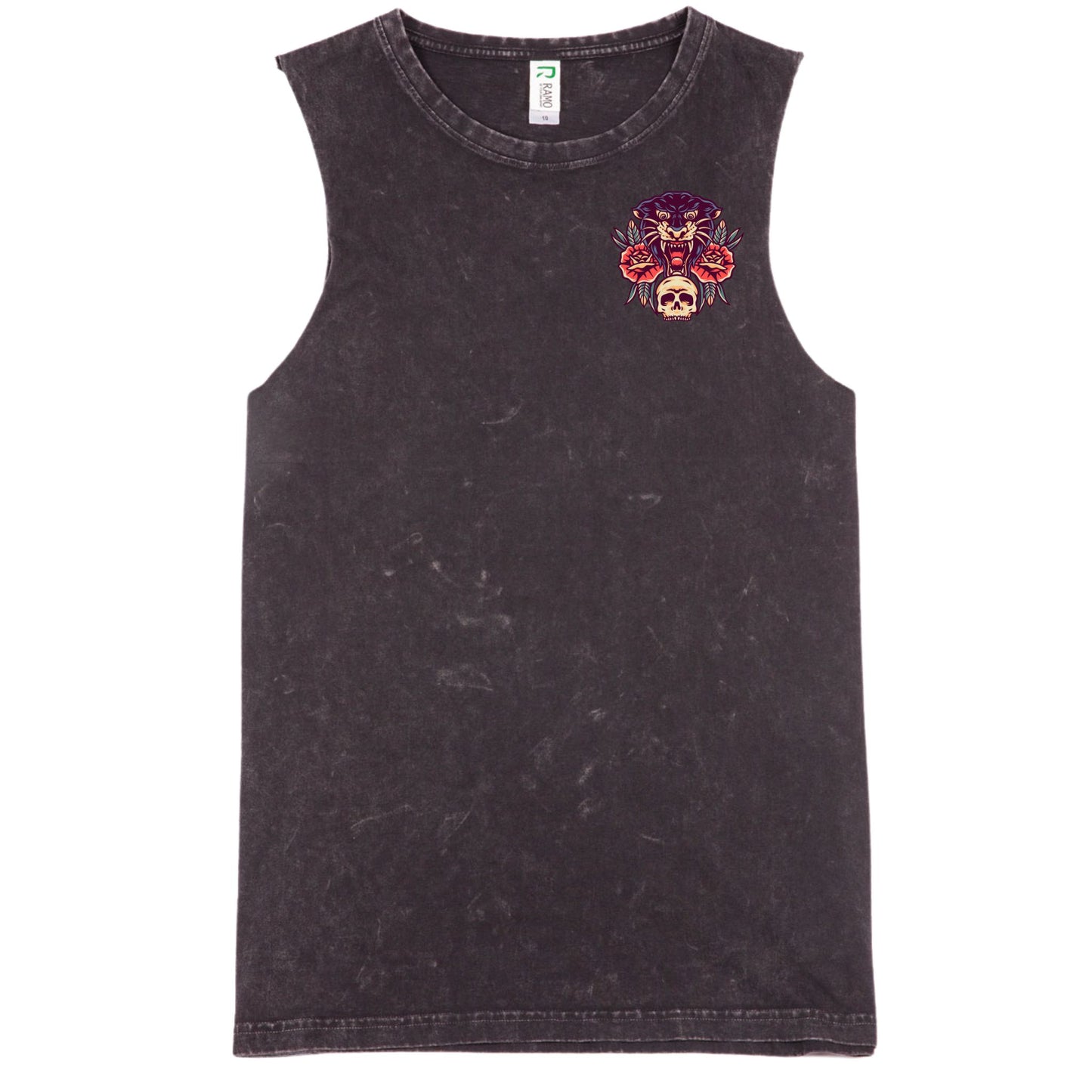 Weird People Tank - Black Stone Washed