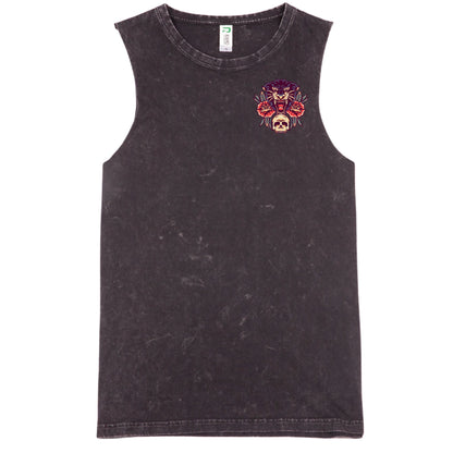 Weird People Tank - Black Stone Washed