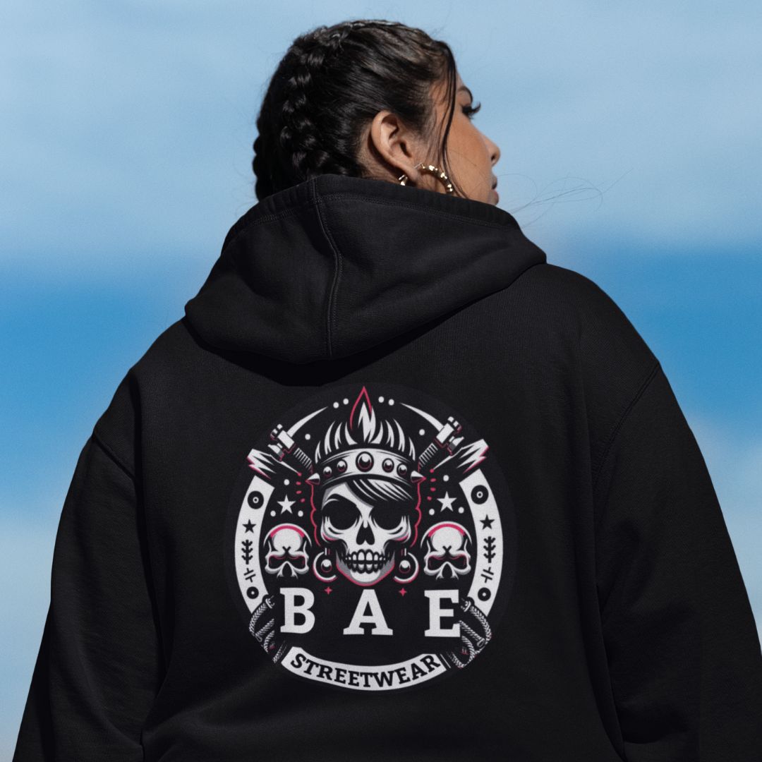 Bae Streetwear Black Hoodie