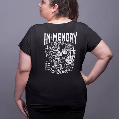 White In Memory Oversized T-shirt