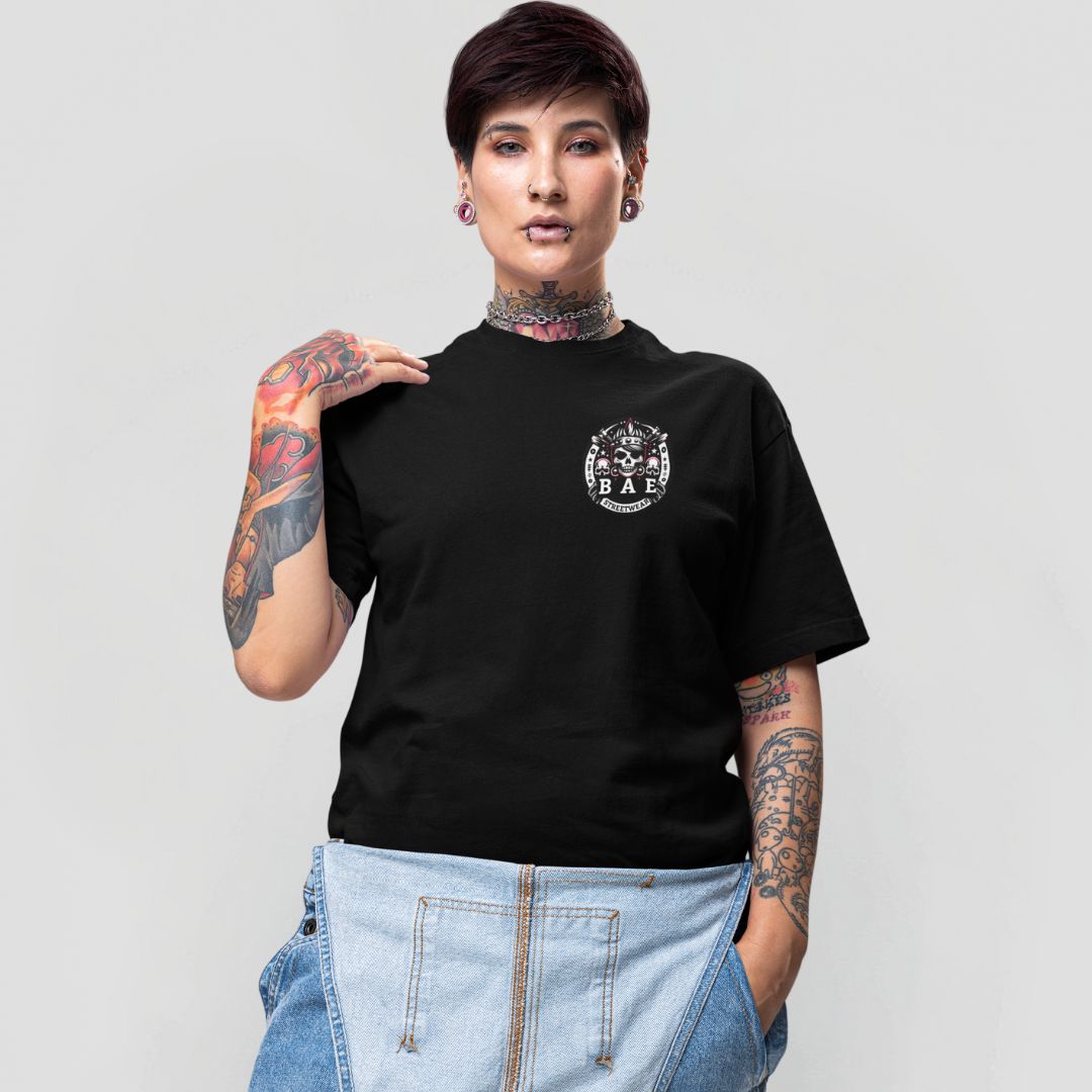 Bae Streetwear Black Tshirt