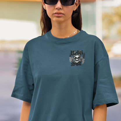 Rebel Soul Skull Oversized Tshirt