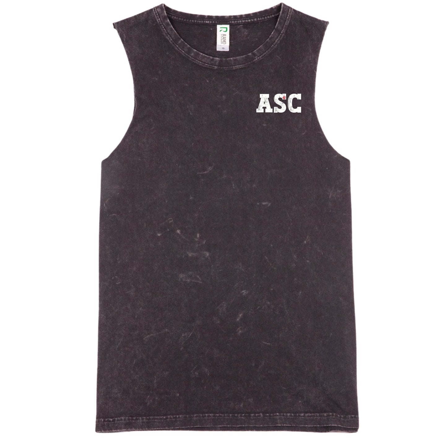 Anti-Social Club Tank - Black Stone Washed