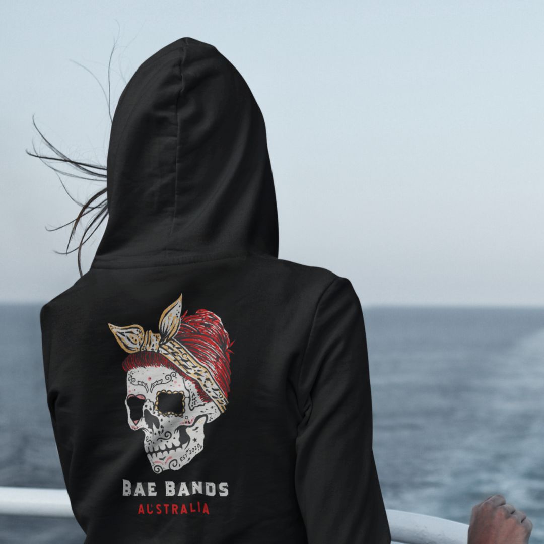 Bae Bands Australia Skull Hoodie