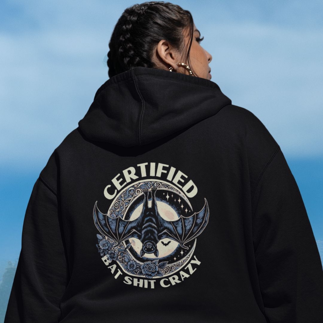 Certified Bat Shit Crazy Oversized Hoodie