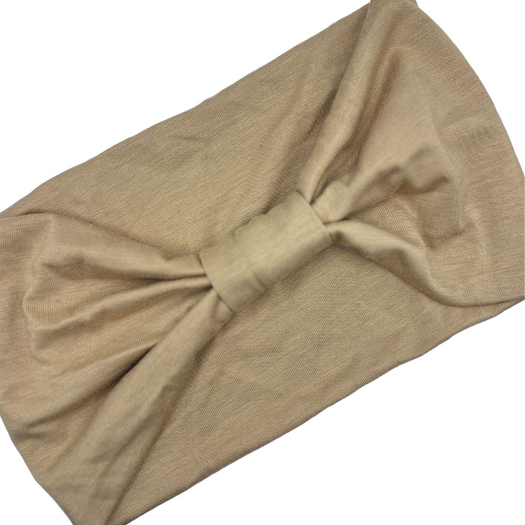 Beige Stretch Headband