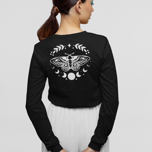 Celestial Moth Long Sleeve Tshirt