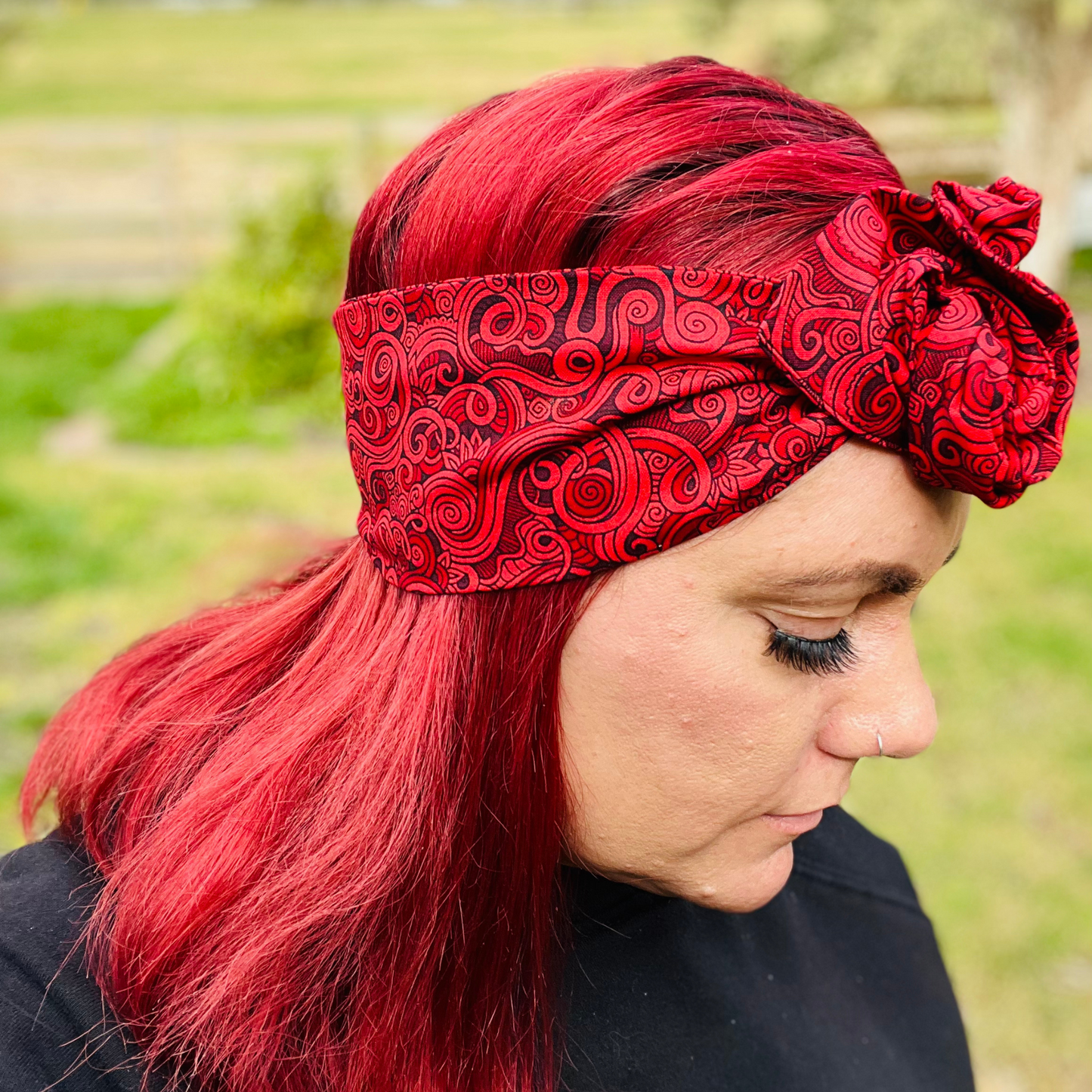 Maori Koru Wired Head Wrap