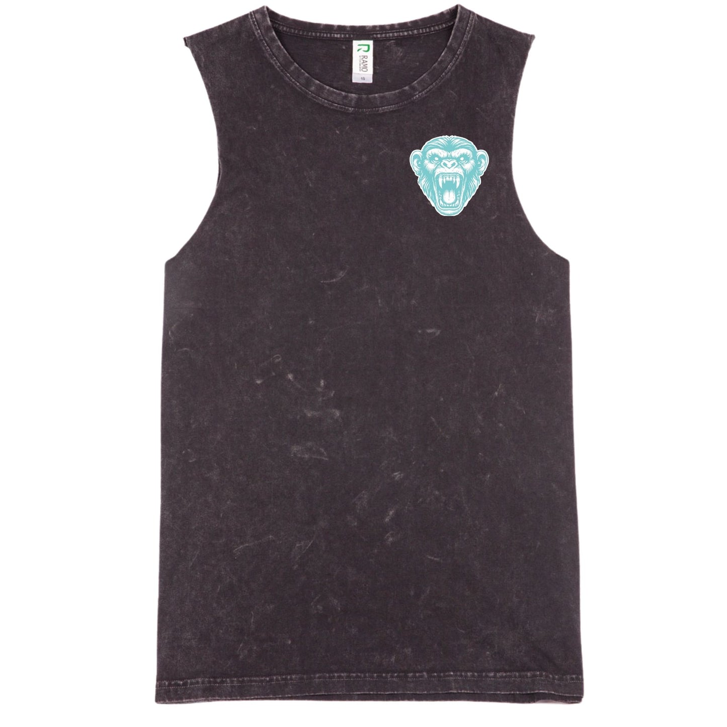 Not My Circus Tank - Black Stone Washed