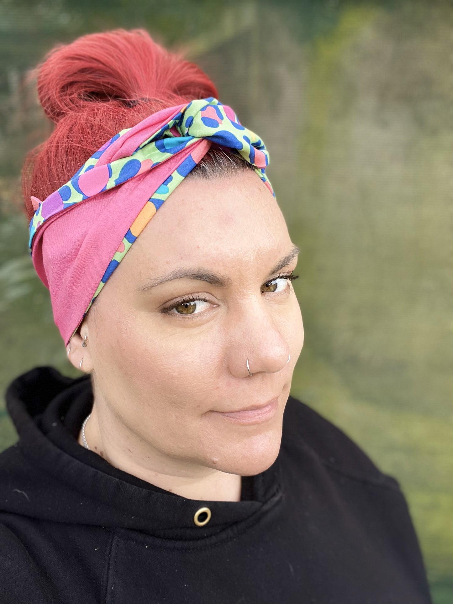 Colourful Leopard Reversible Wire Headband