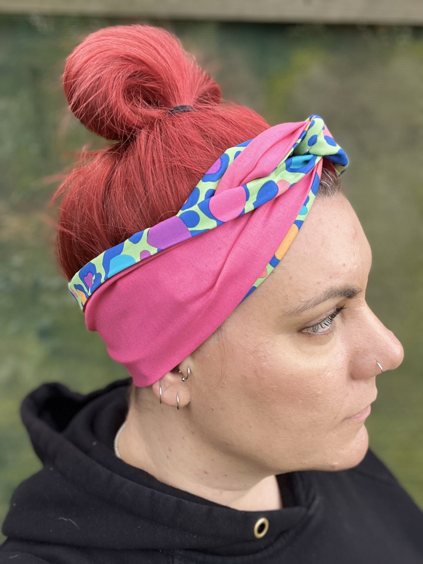 Colourful Leopard Reversible Wire Headband