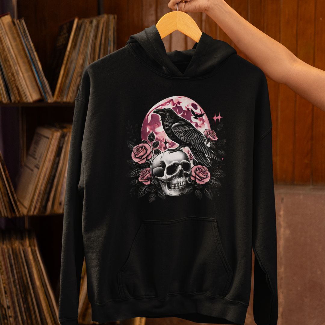 Raven of Death Oversized Hoodie