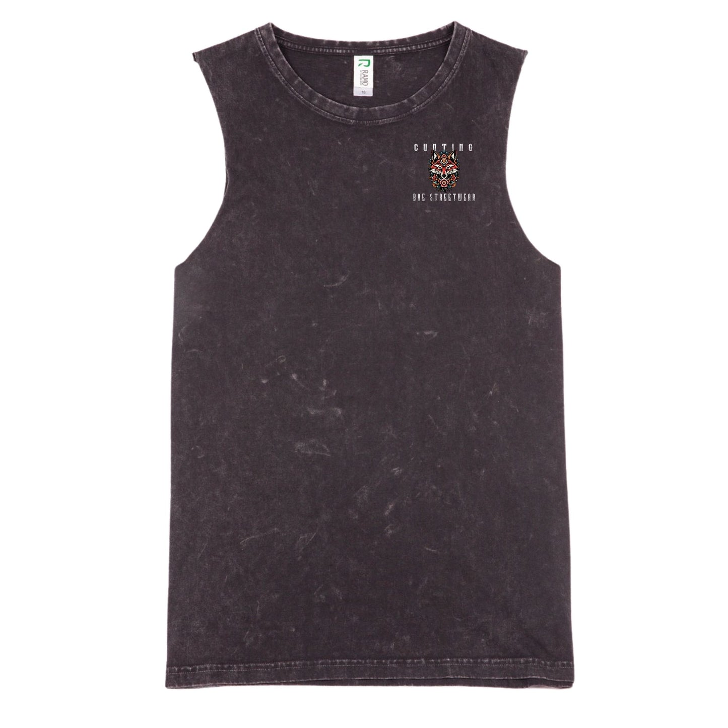 Cunting Tank - Black Stone Washed