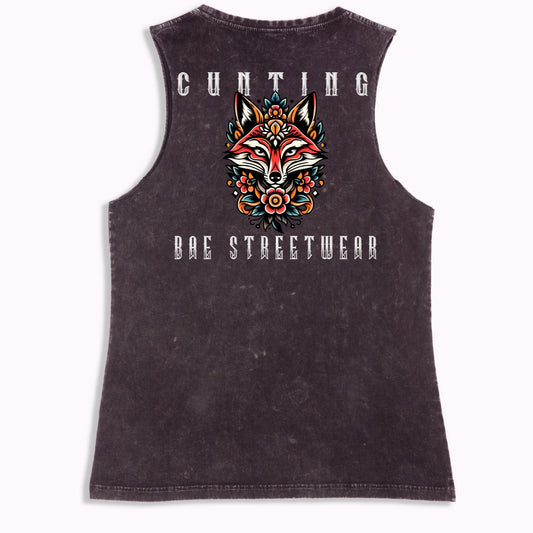 Cunting Tank - Black Stone Washed