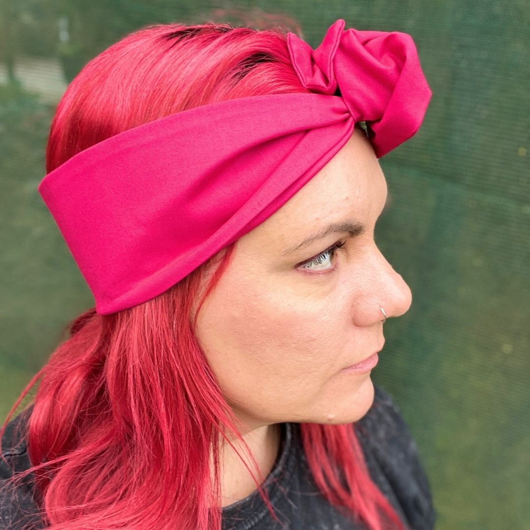 Fuchsia Wire Headwrap