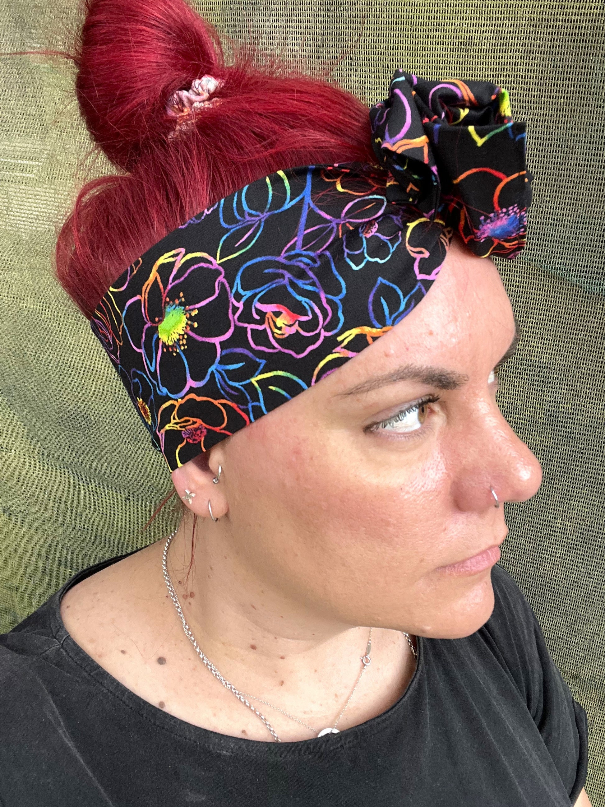 Floral Boho wire headwrap