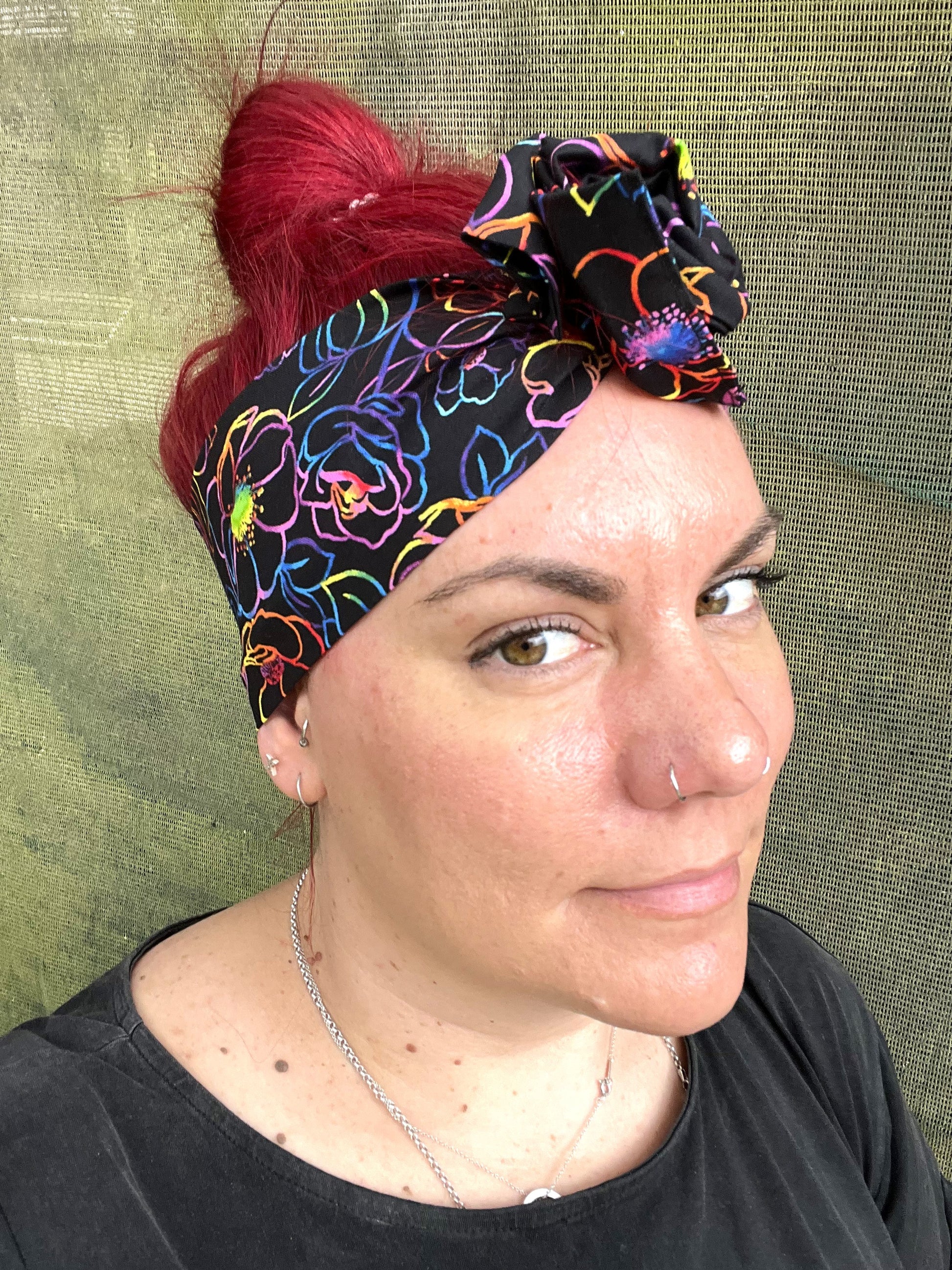 Floral Boho wire headwrap