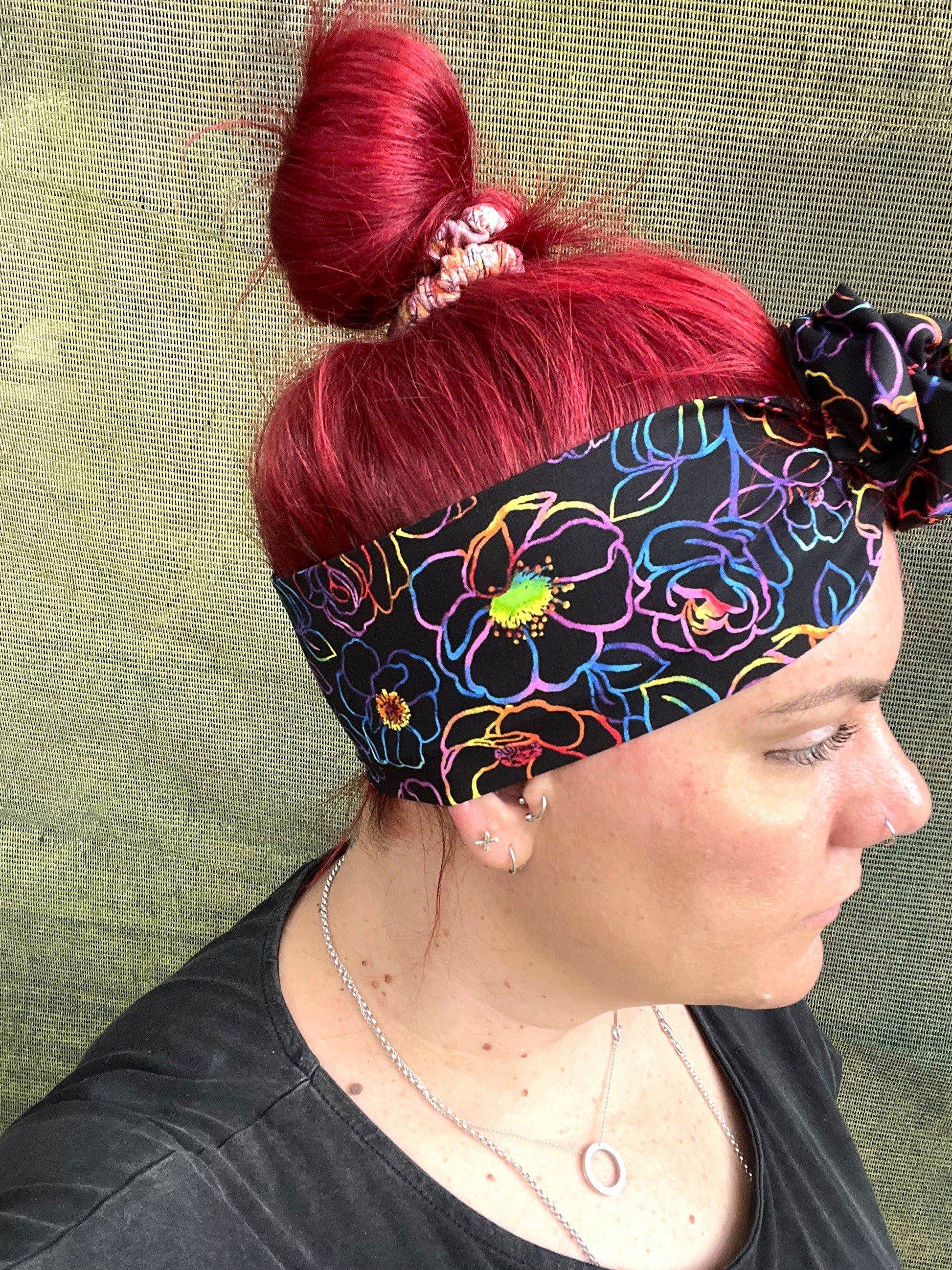 Floral Boho wire headwrap