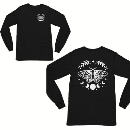 Celestial Moth Long Sleeve Tshirt