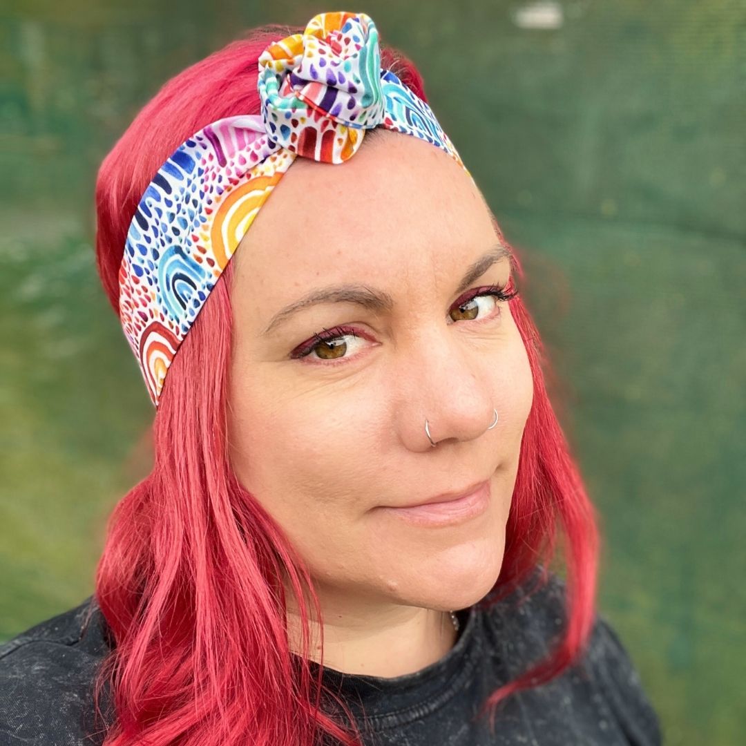 Rainbow Wire Headwrap