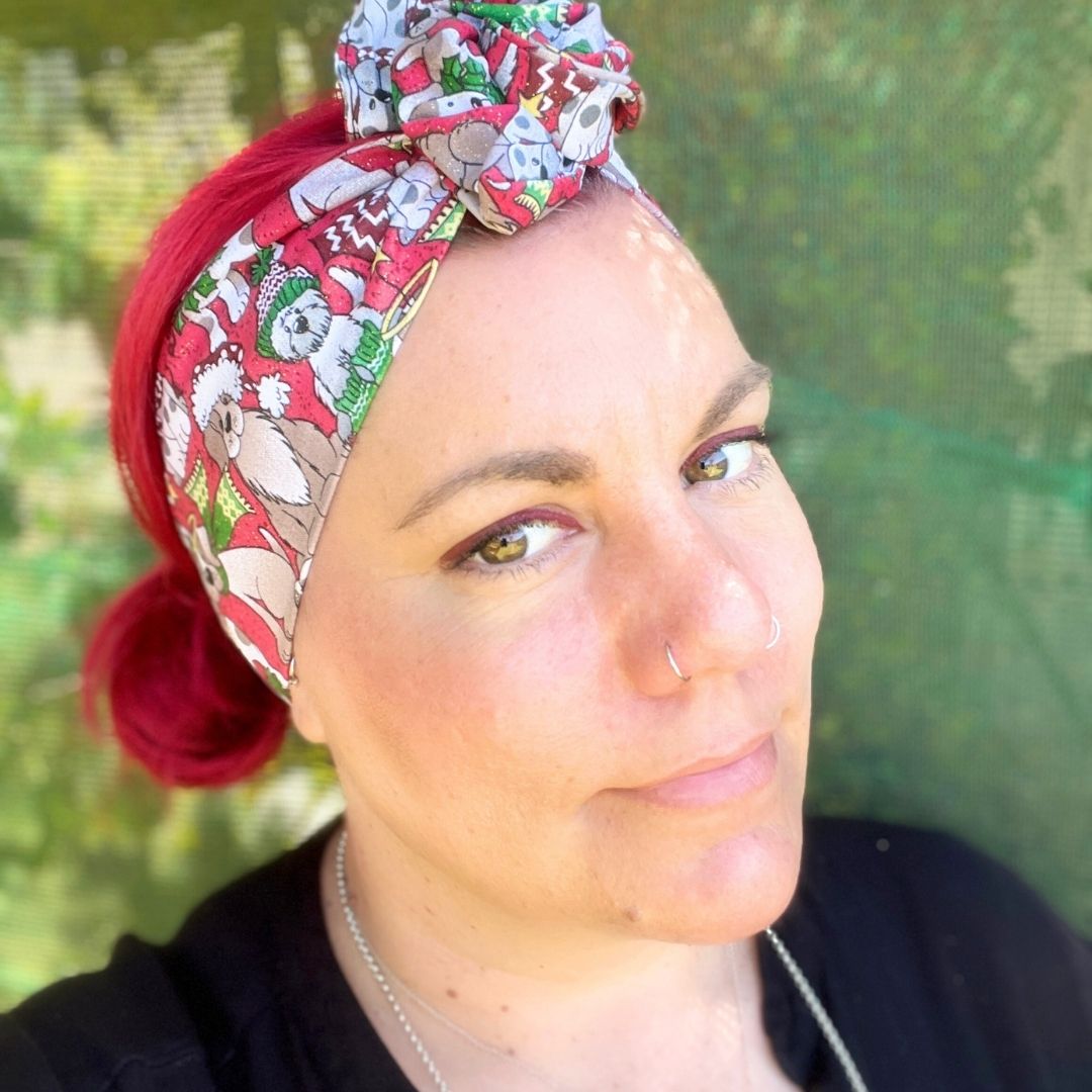 Santas Dogs boho wire headband, made in Melbourne, 100% adjustable