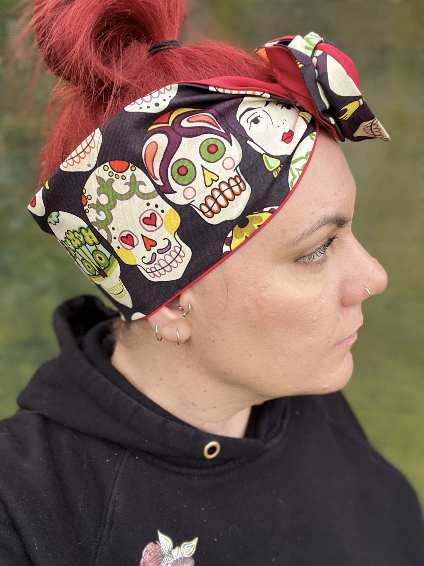 Sugar Skulls Reversible Wire Headband