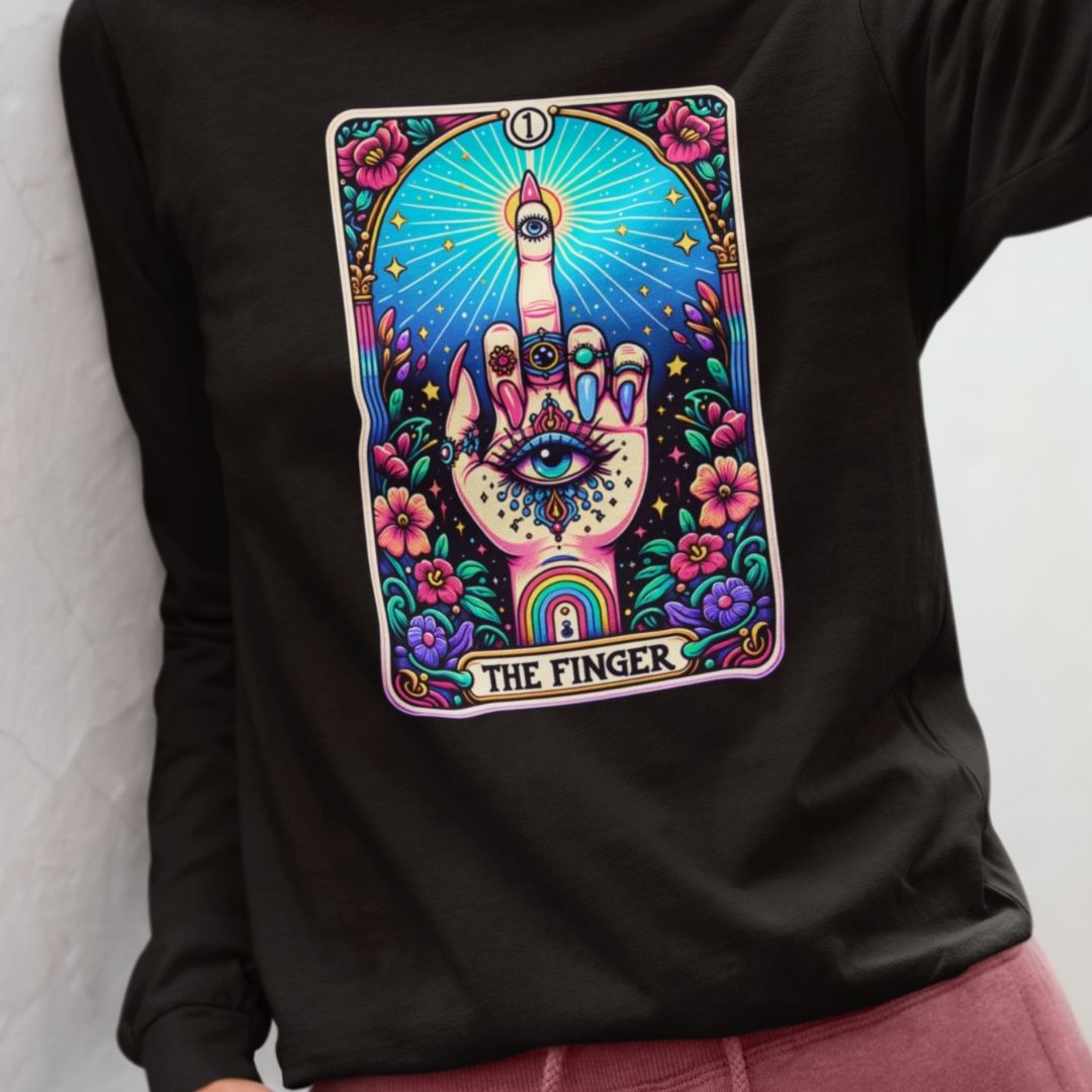 The finger Long Sleeve T-shirt