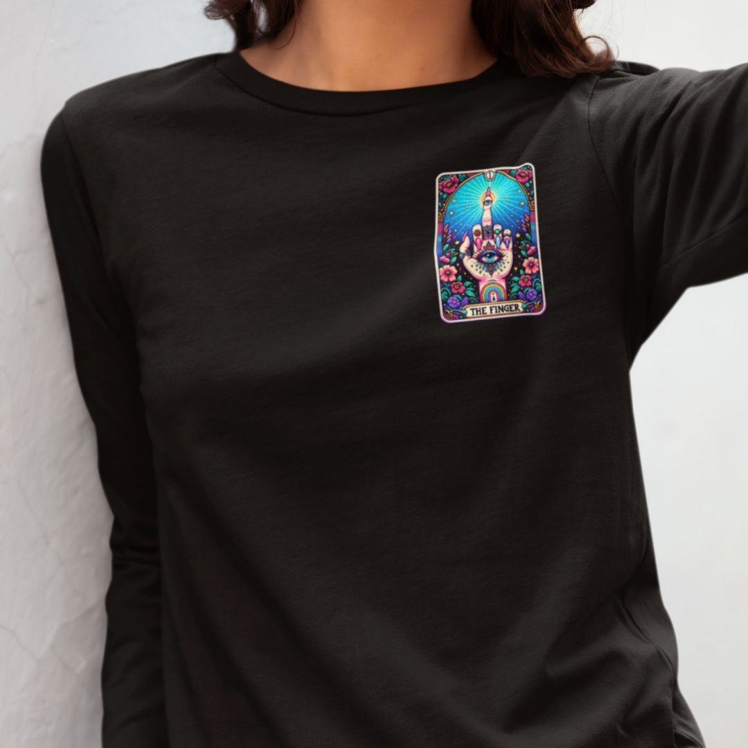 The finger Long Sleeve T-shirt