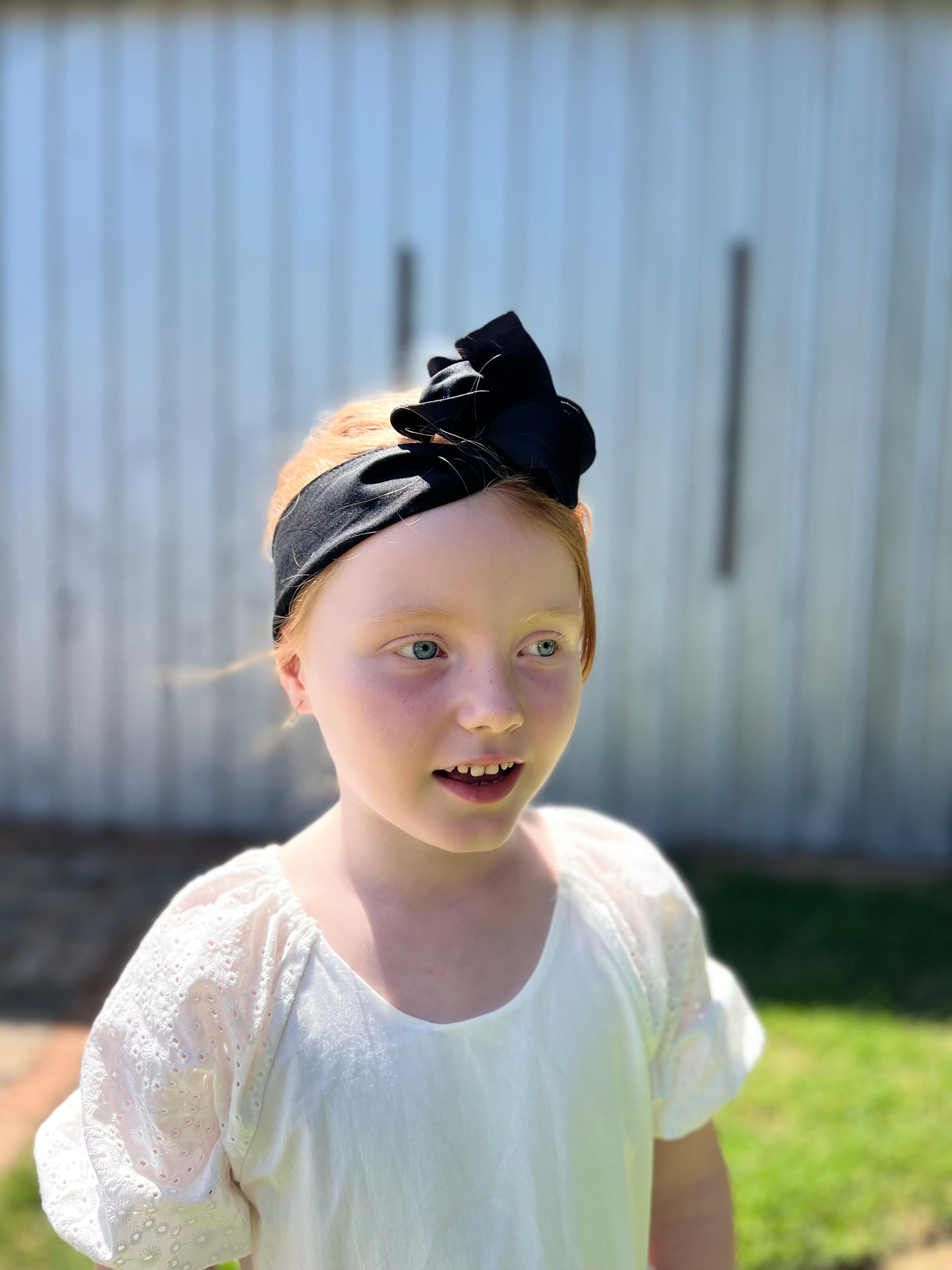 Black - Bae Kids Boho Wire Headband - Bae Bands Australia Twist Bow Wire Headband allows for your headband to stay in place all day with no headaches,