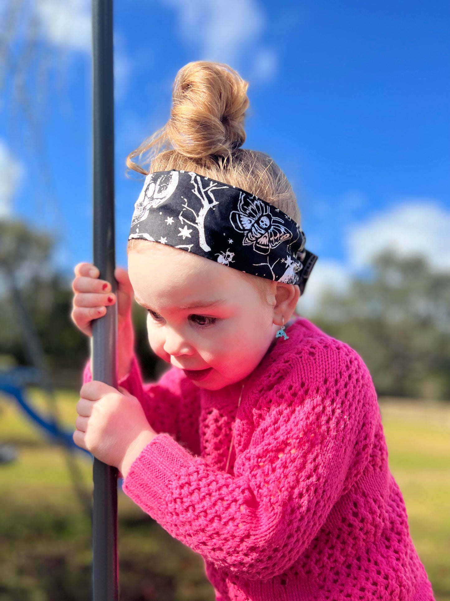 Gothic Halloween Bae Kids Boho Wire Headband